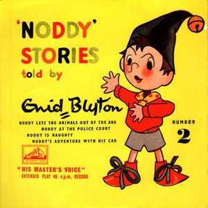 Enid Blyton - Noddy Stories (No*) Vinyl Singles EP Vinyl Zeer Goed / Hoesje Goed "VINYLSINGLES.NL"