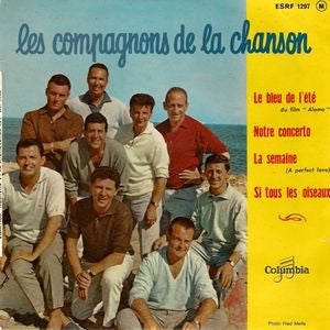 Compagnons De La Chanson - Si Tous Les Oiseaux 09875 Vinyl Singles EP Vinyl Goed / Hoes Goed