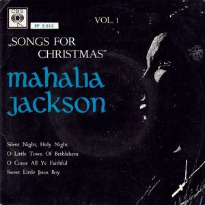 Mahalia Jackson - Songs For Christmas Vol. 1 09913 Vinyl Singles EP Vinyl Goed / Hoes Goed