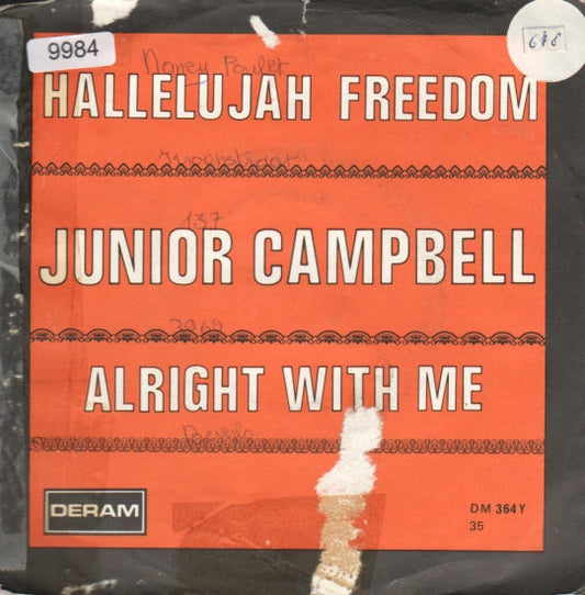 Junior Campbell - Hallelujah Freedom 09984b Vinyl Singles B-Keus (B)