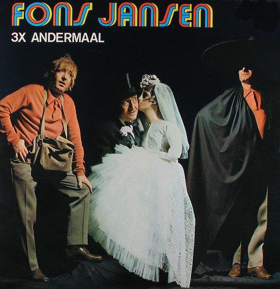 Fons Jansen - 3 X Andermaal (LP) Vinyl LP Vinyl Zeer Goed / Hoesje Goed "VINYLSINGLES.NL"