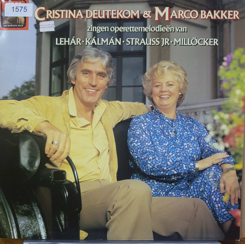 Cristina Deutekom & Marco Bakker - Cristina Deutekom & Marco Bakker Zingen Operettemelodieën (LP) Vinyl LP Vinyl Zeer Goed / Hoesje Goed "VINYLSINGLES.NL"