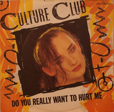 Culture Club - Do You Really Want To Hurt Me Vinyl Singles Vinyl Zeer Goed / Hoesje Goed "VINYLSINGLES.NL"