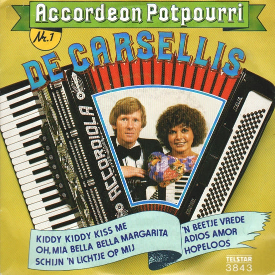 Carsellis - Accordeon Potpourri 10069 Vinyl Singles EP Vinyl Goed / Hoes Goed