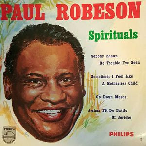 Paul Robeson - Spirituals 10213 Vinyl Singles EP Vinyl Goed / Hoes Goed