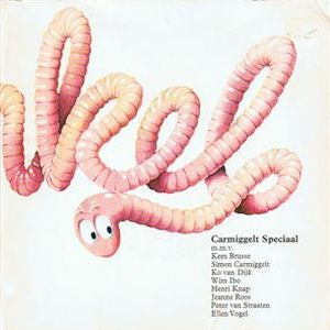 Simon Carmiggelt, Ko Van Dijk, Ellen Vogel, Kees Brusse - Kronkel Carmiggelt Speciaal Vinyl Singles Vinyl Goed / Hoes Goed