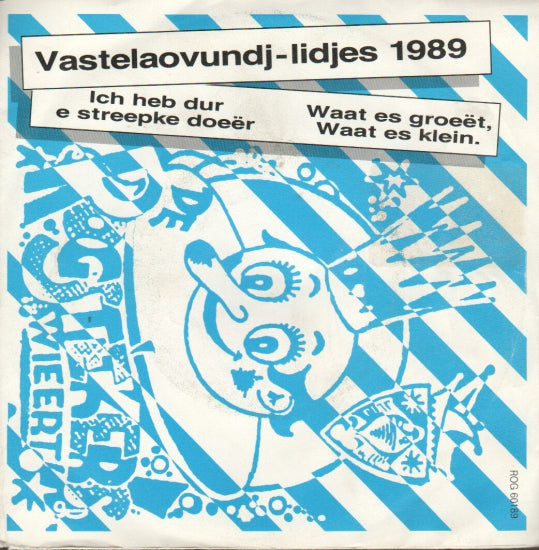 Frenske Adriaens, Marie-José Damhuis & 't Rogstaekerskoeër - Vastelaovundj-lidjes 1989 10403 Vinyl Singles Vinyl Goed / Hoes Goed