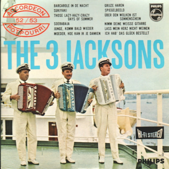 3 Jacksons - Accordeon Potpourri No. 52/53 10502 Vinyl Singles EP Vinyl Goed / Hoes Goed