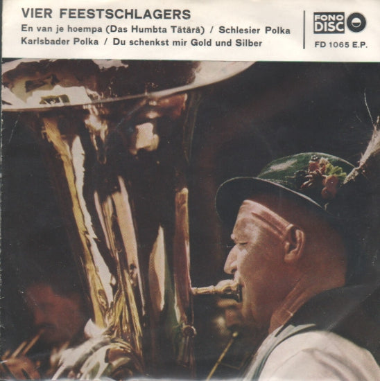 Gerd Fitz - Vier Feestschlagers Vinyl Singles EP Vinyl Zeer Goed / Hoesje Goed "VINYLSINGLES.NL"