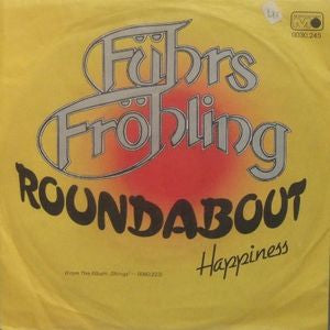 Fuhrs & Frohling - Roundabout Vinyl Singles Vinyl Zeer Goed / Hoesje Goed "VINYLSINGLES.NL"