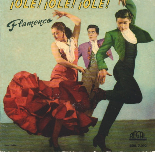 Various - Ole! Ole! Ole! Flamenco 10740 Vinyl Singles EP Vinyl Goed / Hoes Goed