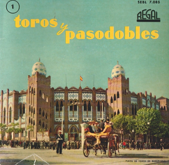 Banda De La Plaza De Toros - Toros Y Pasodobles Selección Núm.* Vinyl Singles EP Vinyl Zeer Goed / Hoesje Goed "VINYLSINGLES.NL"