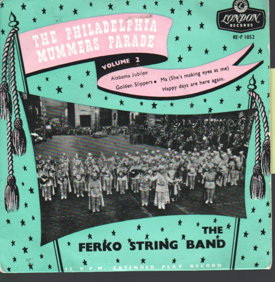 Ferko String Band - Mummers Parade Vol. 2 Vinyl Singles EP Vinyl Zeer Goed / Hoesje Goed "VINYLSINGLES.NL"