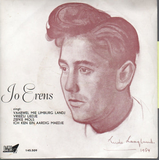 Jo Erens - Jo Erens Zingt 34380 Vinyl Singles EP Vinyl Goed / Hoes Goed