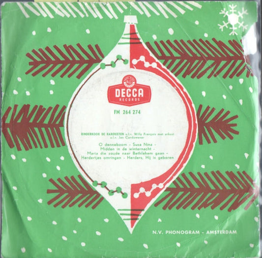 Haags Kinderkoor - Kerstliedjes No. 1 (B) Vinyl Singles Vinyl Goed / Hoes Redelijk