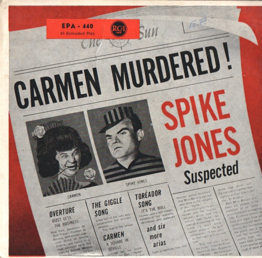 Spike Jones And His City Slickers - Carmen Murdered 10915 Vinyl Singles Vinyl Goed / Hoes Goed