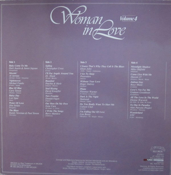 Various - Woman In Love Volume 4 (LP) 42044 Vinyl LP Vinyl Goed / Hoes Goed