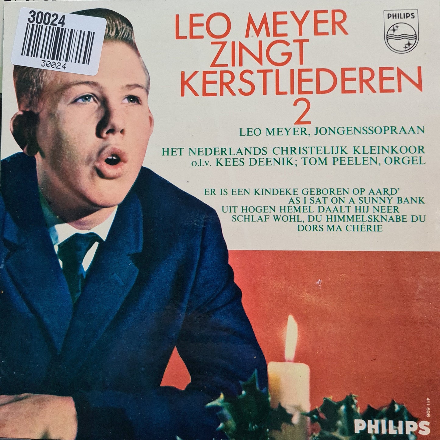 Leo Meyer - Zingt Kerstliederen 2 30024 Vinyl Singles EP Vinyl Goed / Hoes Goed