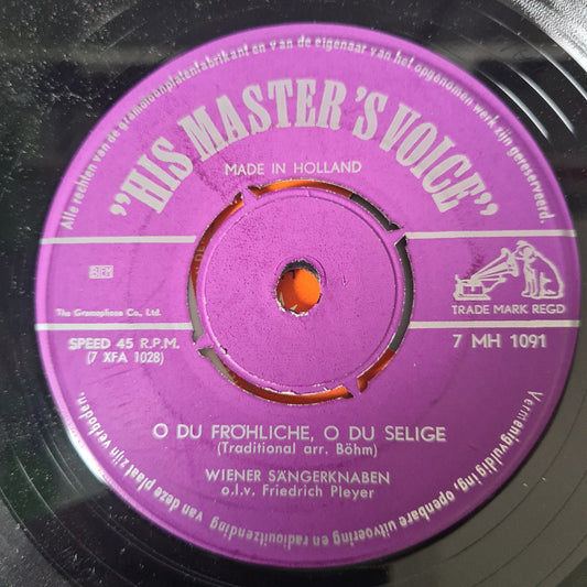 Wiener Sängerknaben - O du fröhliche 30069 Vinyl Singles Vinyl Goed / Hoes Goed