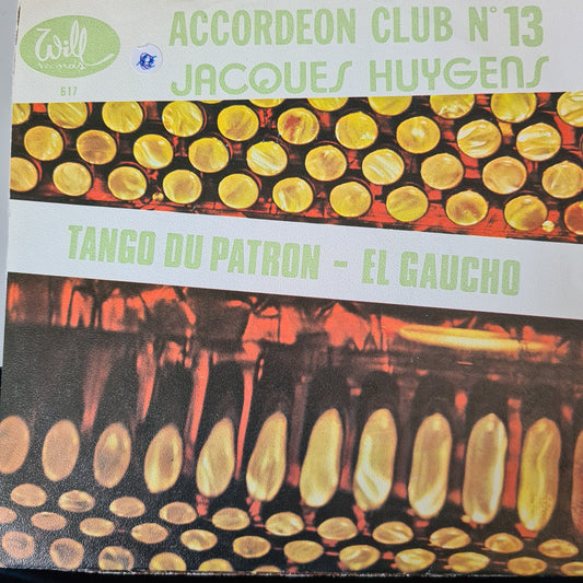 Jacques Huygens - Accordeon Club N 13 30988 Vinyl Singles Vinyl Goed / Hoes Goed