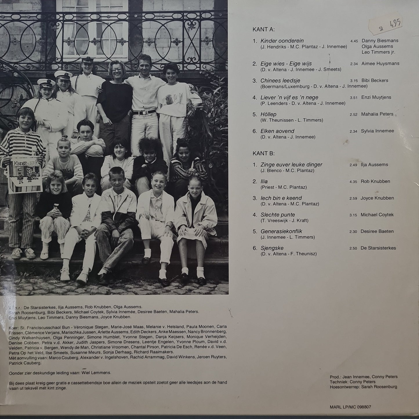 Kinderwerk - Kinderwerrek (LP) 49255 Vinyl LP Vinyl Goed / Hoes Goed