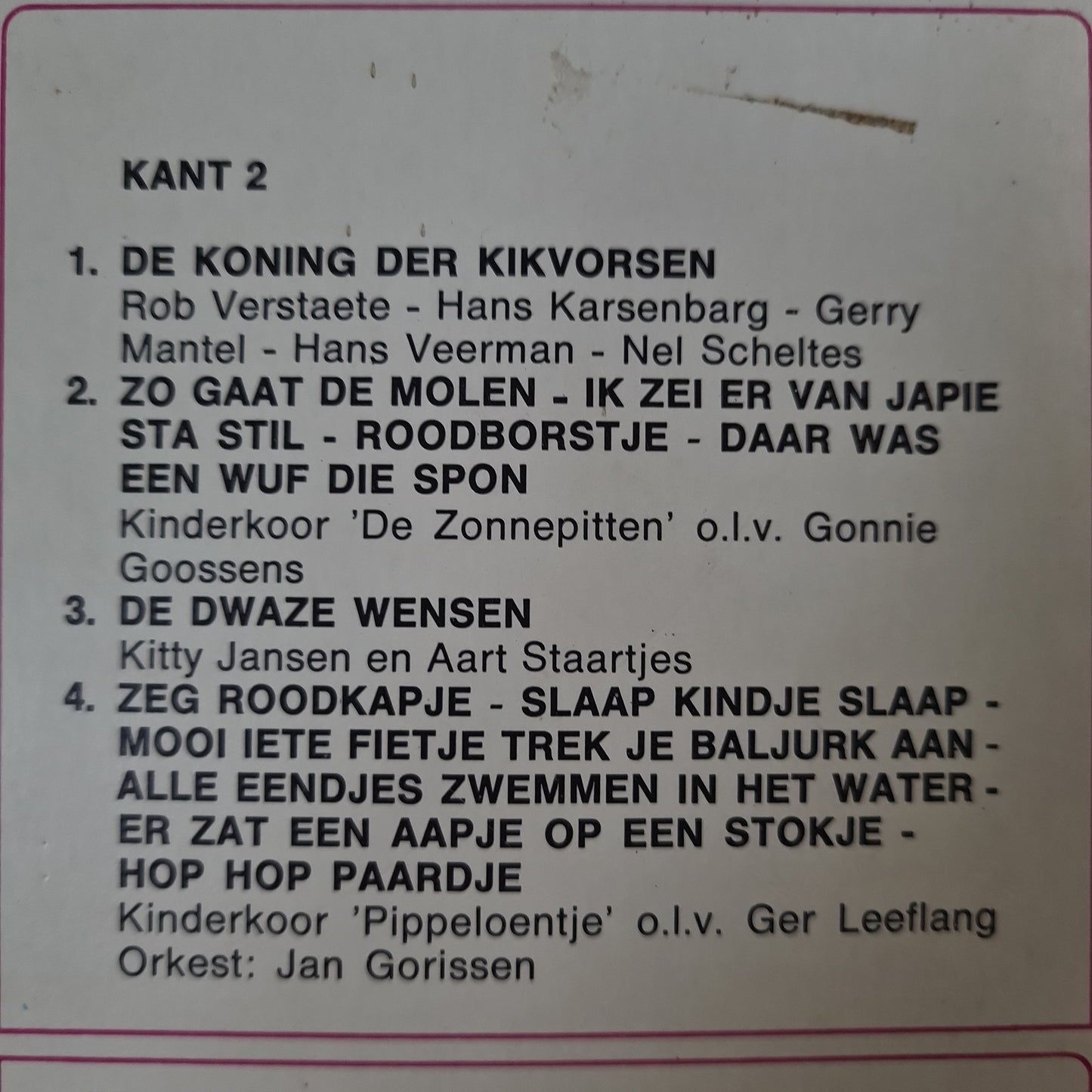 Various - In Sprookjesbos En Liedjestuin 5 (LP) 49332 Vinyl LP Vinyl Goed / Hoes Goed