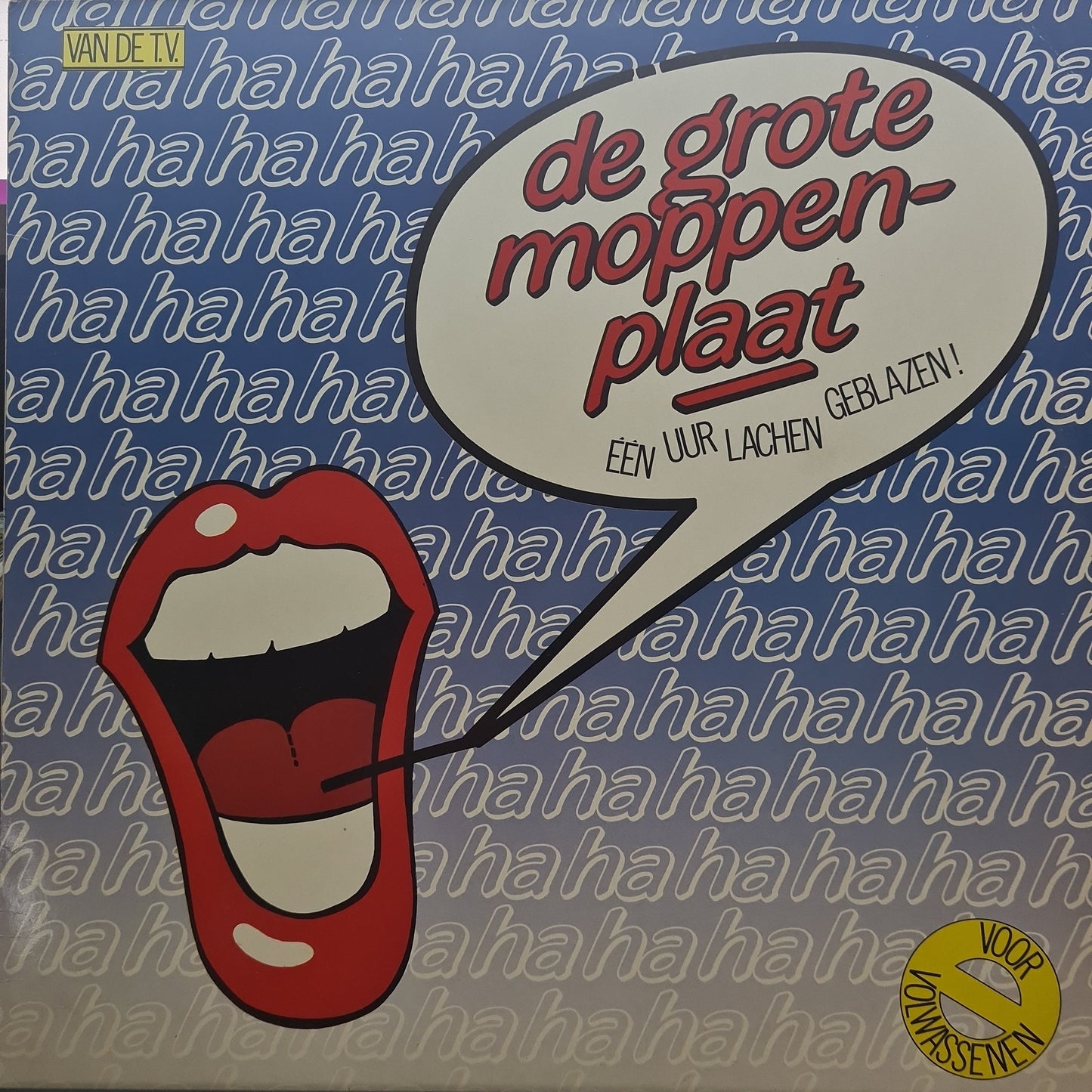 Various - De Grote Moppenplaat (LP) 49344 Vinyl LP Vinyl Goed / Hoes Goed