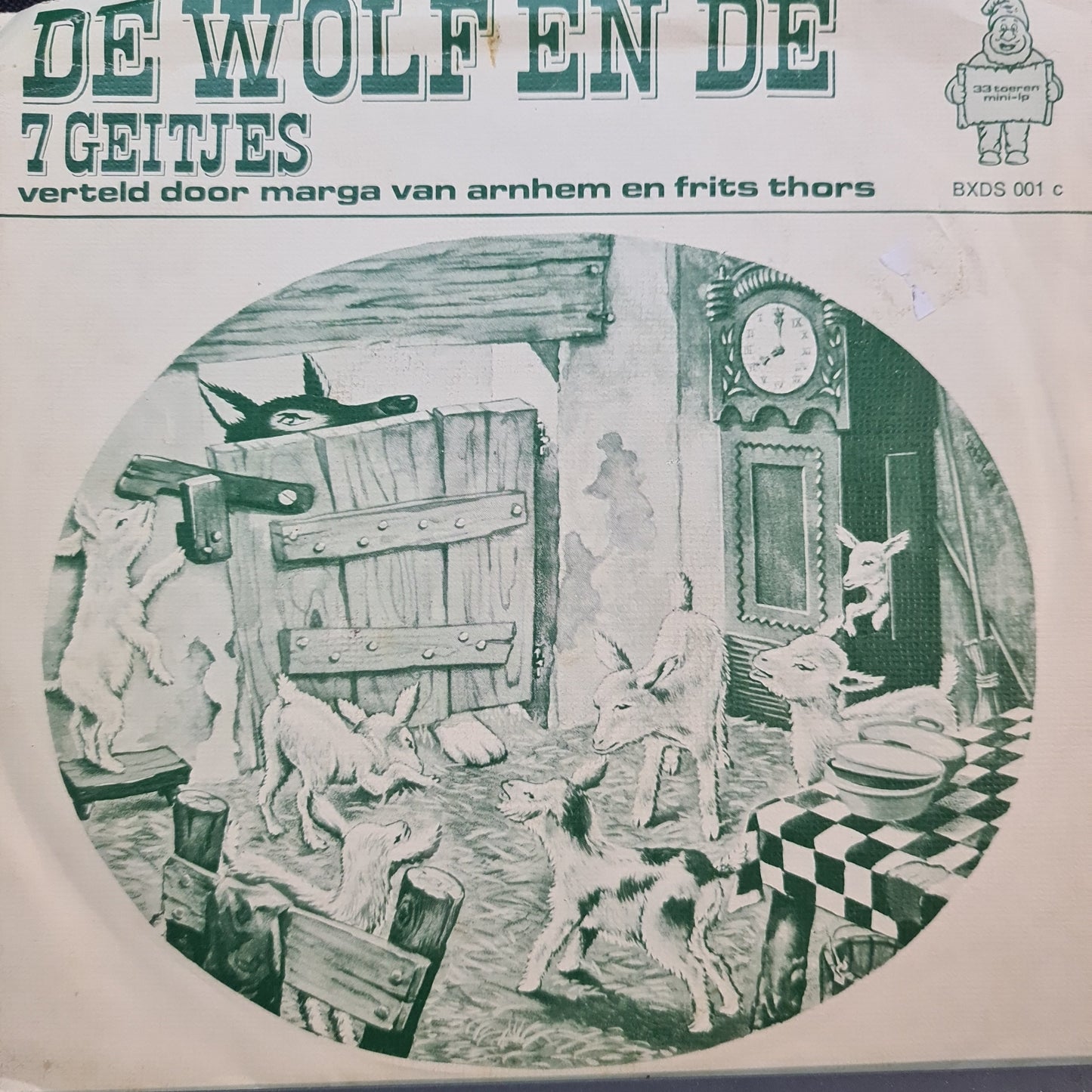Marga van Arnhem En Frits Thors - De Wolf En De 7 Geitjes Vinyl Singles Vinyl Goed / Hoes Goed