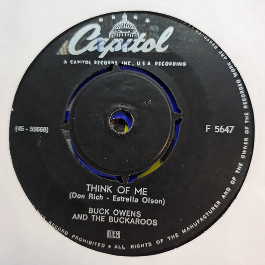 Buck Owens - Think Of Me 32096 Vinyl Singles Vinyl Goed / Hoes Generic