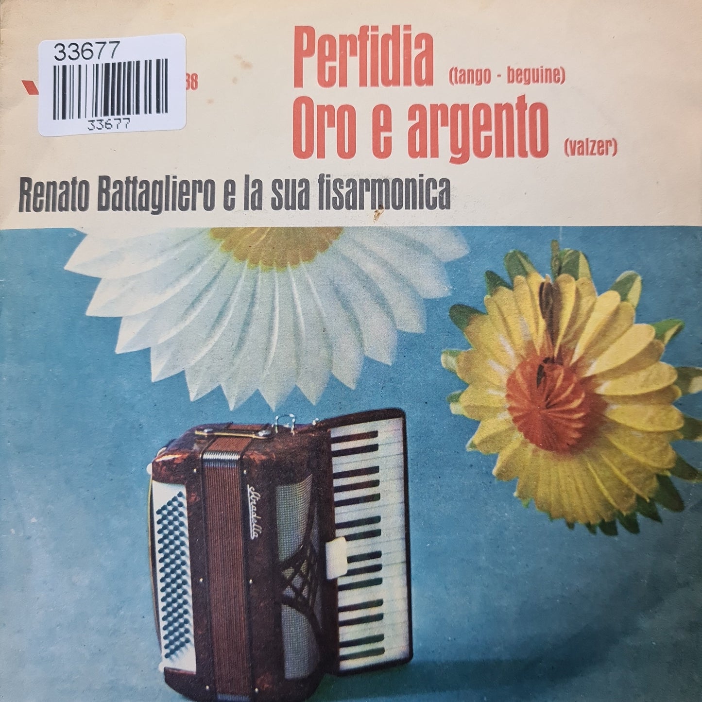 Renato Battagliero - Pewrfidia 33677 Vinyl Singles Vinyl Goed / Hoes Goed