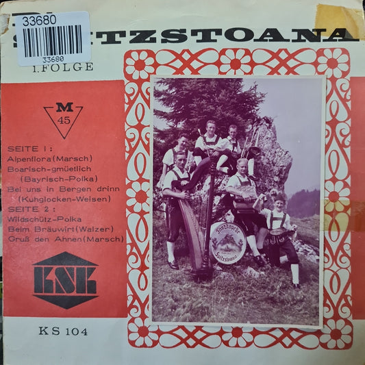 D'Spitzstoaner - Alpenflora 33680 Vinyl Singles EP Vinyl Goed / Hoes Goed