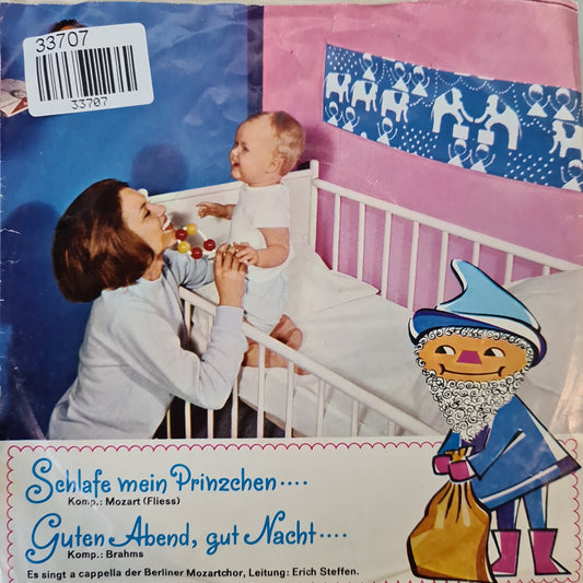 Mozart - Schlafe Mein Prinzchen / Brams - Guten Abent, Gut Nacht 33707 Vinyl Singles Vinyl Goed / Hoes Goed