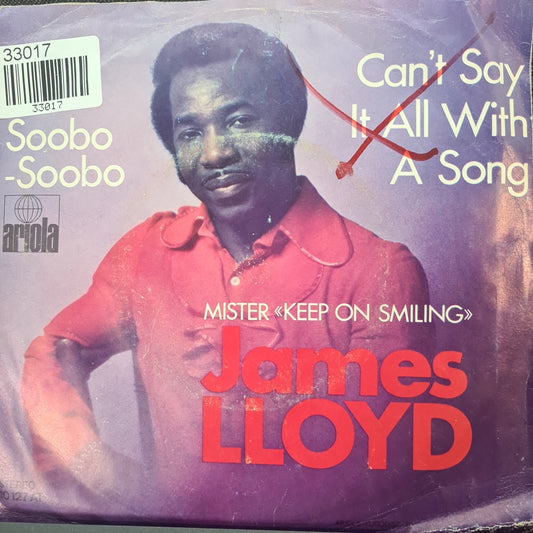 James Lloyd - Soobo Soobo 33017 Vinyl Singles Vinyl Goed / Hoes Goed