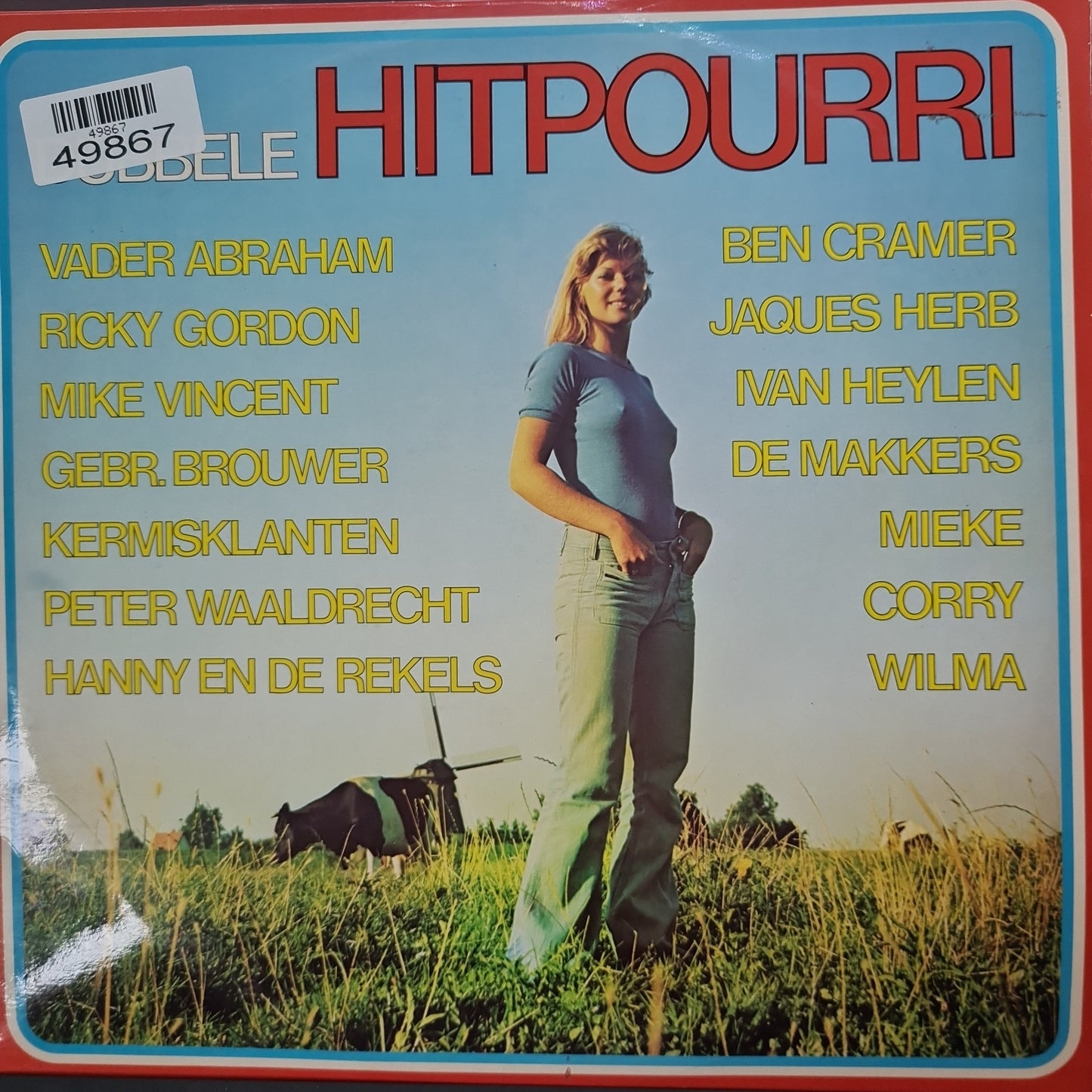 Various - Dubbele Hitpourri (LP) 49867 Vinyl LP Dubbel Vinyl Goed / Hoes Goed