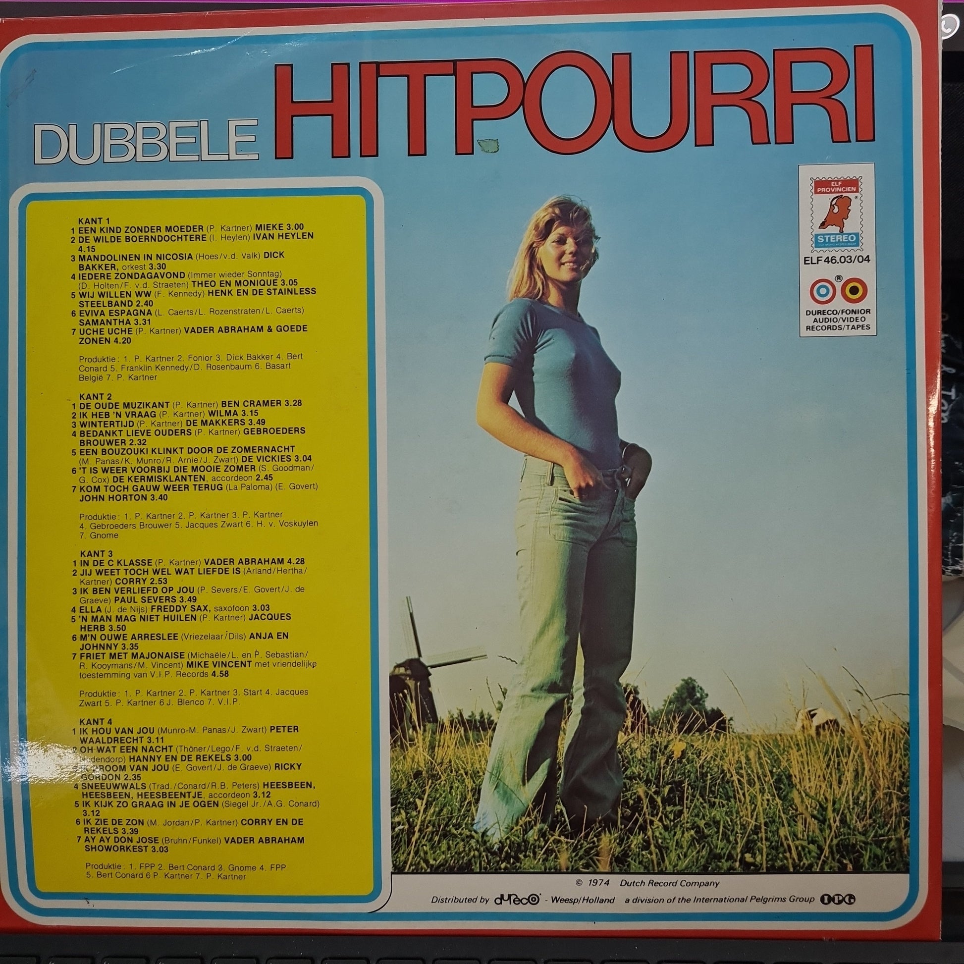 Various - Dubbele Hitpourri (LP) 49867 Vinyl LP Dubbel Vinyl Goed / Hoes Goed