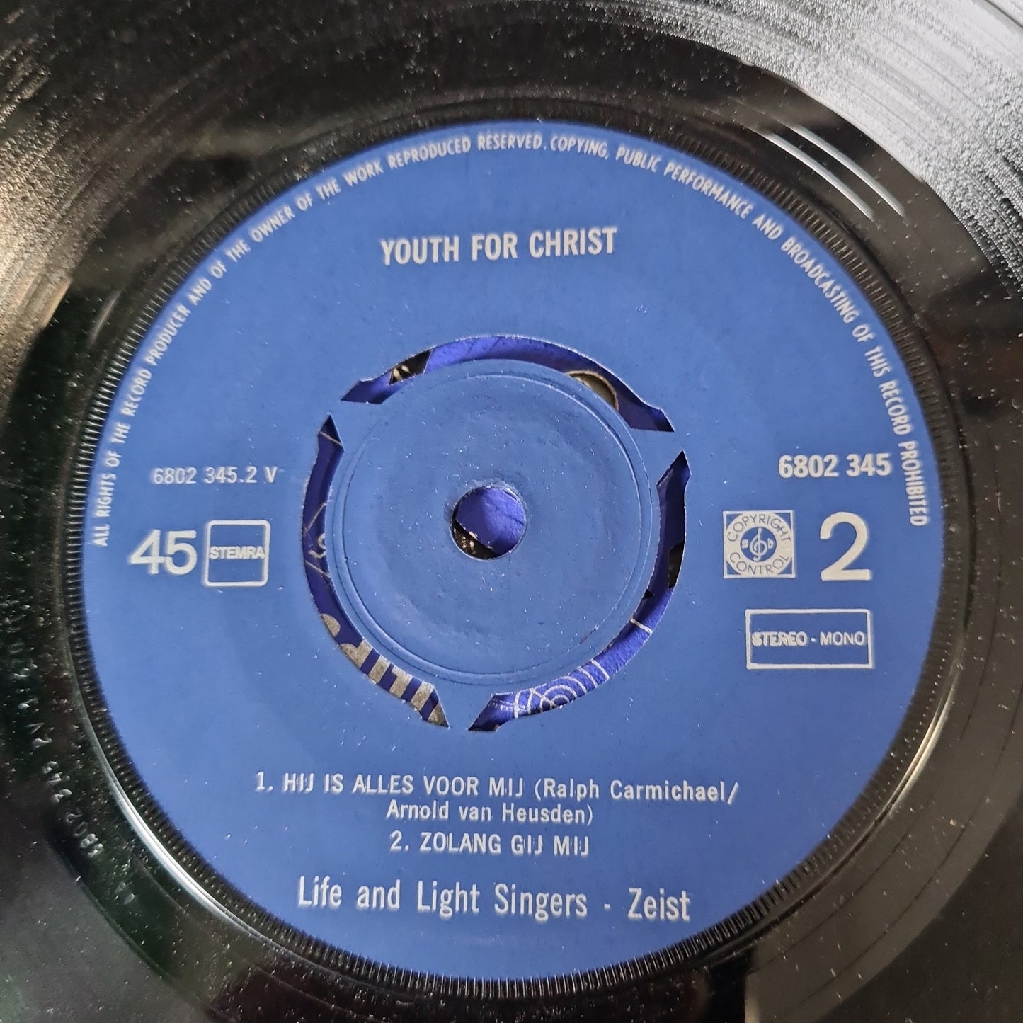Life And Light Singers - Youth For Christ 33095 Vinyl Singles Vinyl Goed / Hoes Generic