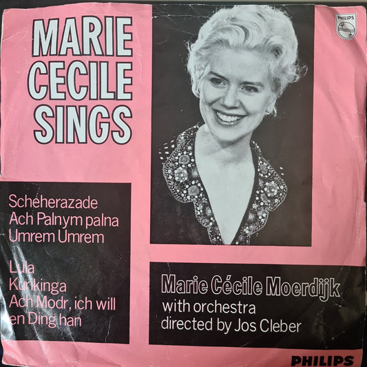 Marie-Cécile Moerdijk - Marie Cecile sings 33334 Vinyl Singles EP Vinyl Goed / Hoes Goed