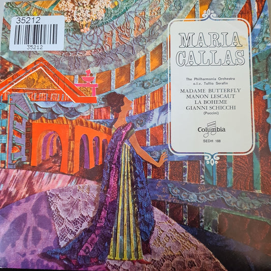 Maria Callas - Madame Butterfly 35212 Vinyl Singles EP Vinyl Goed / Hoes Goed