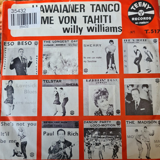 Willy Williams - Hawaianer Tango 35432 Vinyl Singles Vinyl Goed / Hoes Goed