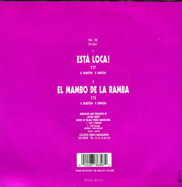 Latino Party - Esta Loca! 26978 Vinyl Singles Vinyl Goed / Hoes Goed