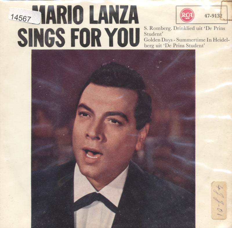 Mario Lanza - Sing For You 29487 Vinyl Singles Vinyl Goed / Hoes Goed