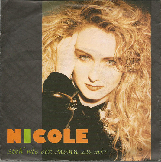 Nicole - Steh' Wie Ein Mann Zu Mir 09624 Vinyl Singles Vinyl Goed / Hoes Goed