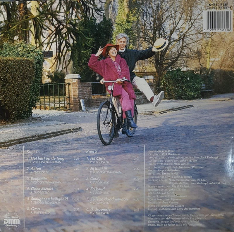 Elly & Rikkert - Het Hart Op De Tong (LP) Vinyl LP Vinyl Zeer Goed / Hoesje Goed "VINYLSINGLES.NL"