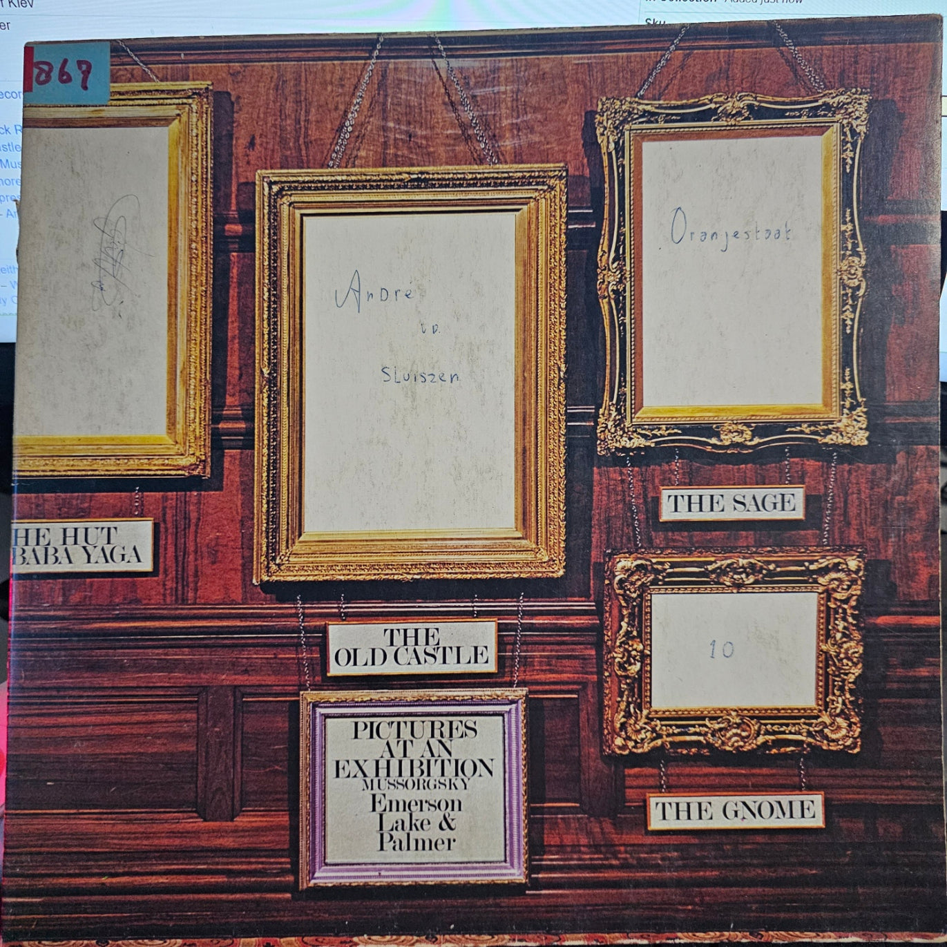 Emerson, Lake & Palmer - Pictures At An Exhibition (LP) Vinyl LP Media VG+ / Sleeve Zie Foto "VINYLSINGLES.NL"