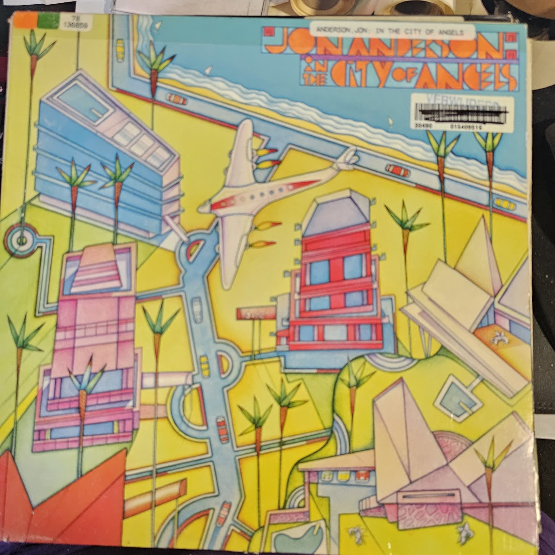 Jon Anderson - In The City Of Angels (LP) 51789b Vinyl LP Vinyl Goed / Hoes Zie Foto