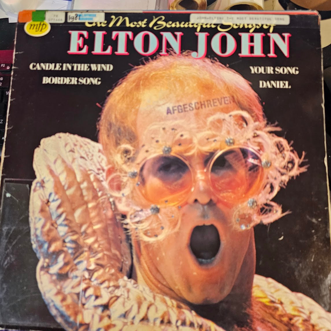 Elton John - The Most Beautiful Songs Of Elton John (LP) Vinyl LP Media VG+ / Sleeve Zie Foto "VINYLSINGLES.NL"