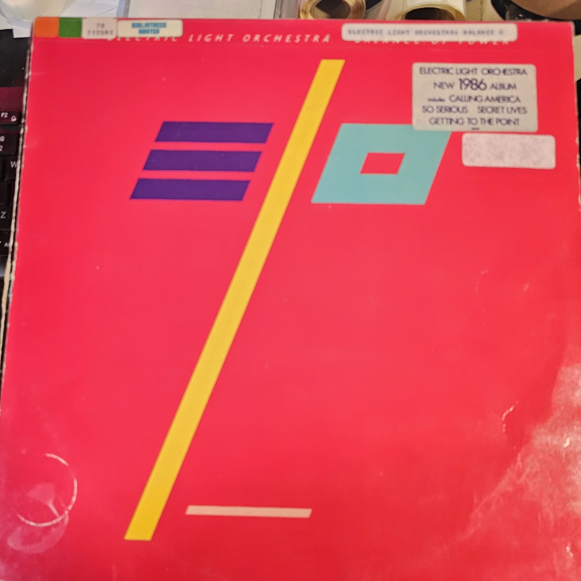 Electric Light Orchestra - Balance Of Power (LP) Vinyl LP Media VG+ / Sleeve Zie Foto "VINYLSINGLES.NL"