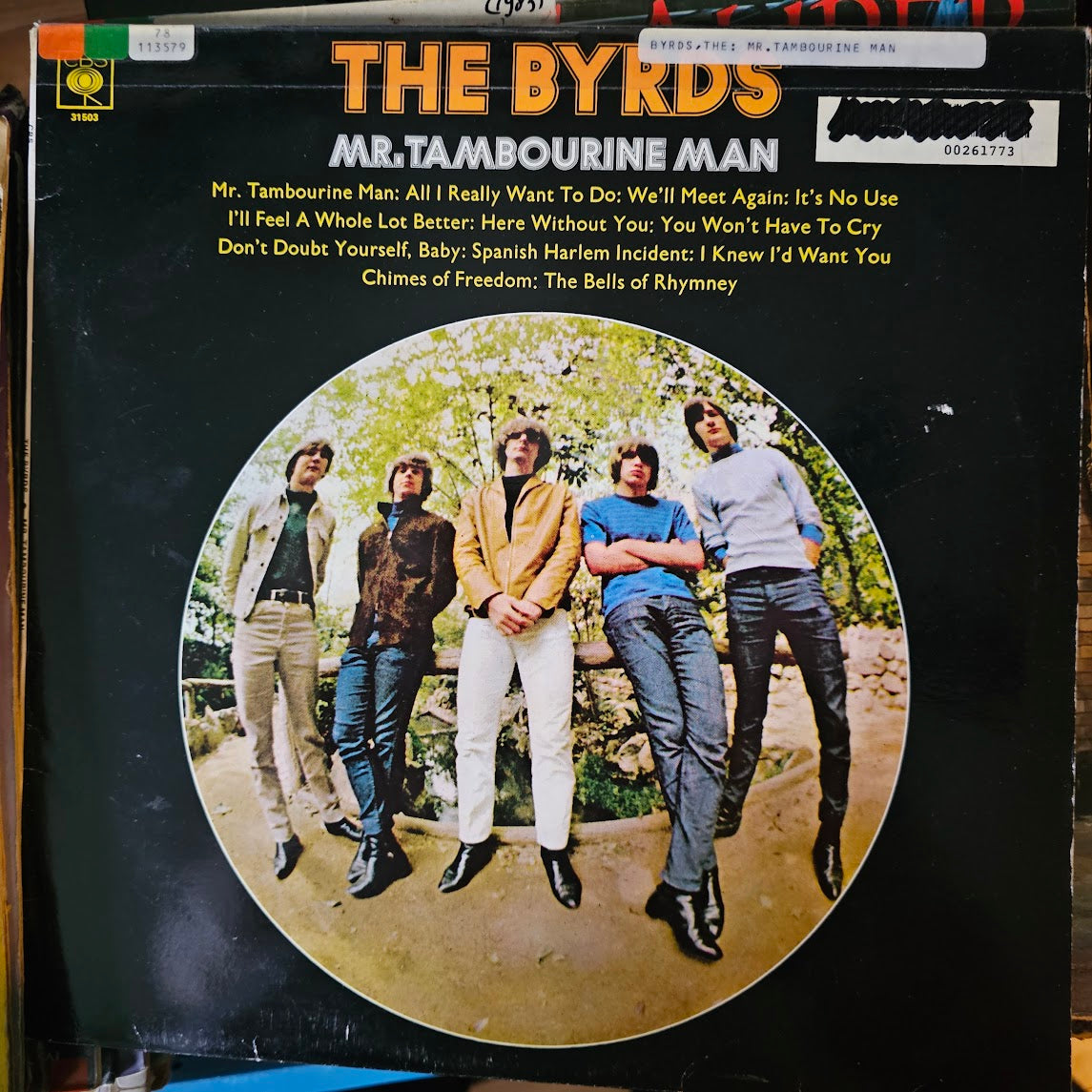 Byrds - Mr. Tambourine Man (LP) (B-Keus) Vinyl LP Media VG+ / Sleeve Zie Foto "VINYLSINGLES.NL"