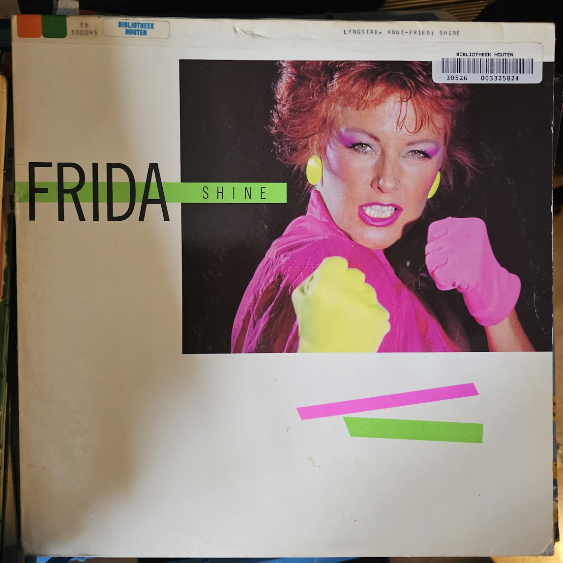 Frida - Shine (LP) 51867 Vinyl LP Vinyl Goed / Hoes Zie Foto