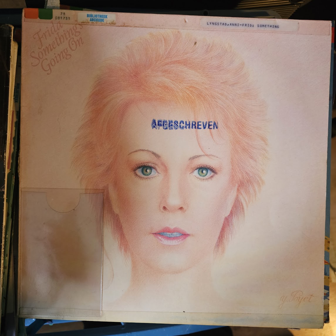 Frida - Something's Going On (LP) Vinyl LP Media VG+ / Sleeve Zie Foto "VINYLSINGLES.NL"